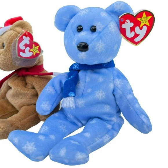 Set Of 3 Vintage Ty Original Beanie Baby 1999 and 1997 - Stuffed Animal Bear - Picture 12 of 16